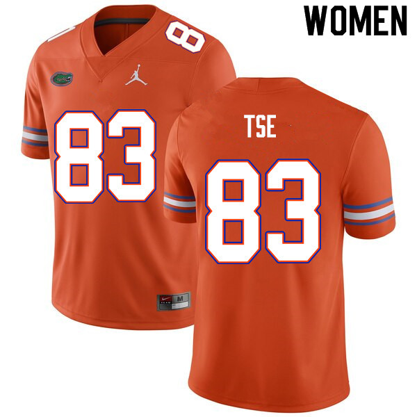 Women #83 Joshua Tse Florida Gators College Football Jerseys Sale-Orange